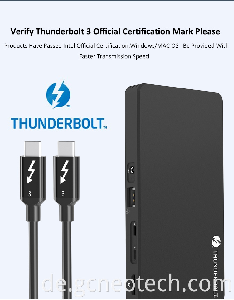 Alloy Thunderbolt 3 Docking Station